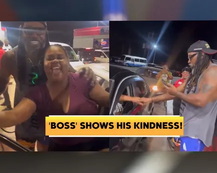 WATCH: 'It's on me today' - Chris Gayle pays gas bills for everyone at fuel station in Jamaica