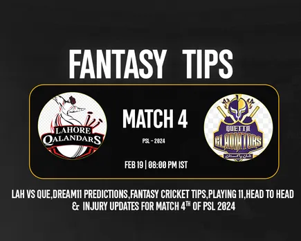 LAH vs QUE Dream11 Prediction, Fantasy Cricket Tips, Playing XI for PSL 2024, Match 4