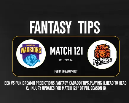 PKL 2023-24: BEN vs PUN Dream11 Prediction, Match 121, Fantasy Kabaddi Tips, Playing VII & Injury Updates