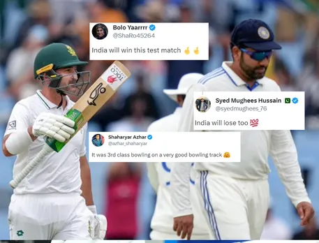 'Ye Dean Elgar kabhi out hi nahi hota India se' - Fans react as South Africa take lead of 11 runs in first innings at the end of Day 2