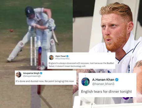 'Ab rone se koi faida nahi' - Fans react as Ben Stokes blames technology for England's top scorer Zak Crawley's wicket in second innings of Vizag Test