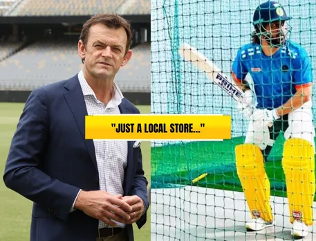 WATCH: Adam Gilchrist reacts to MS Dhoni's new bat sticker ahead of Indian Premier League 2024