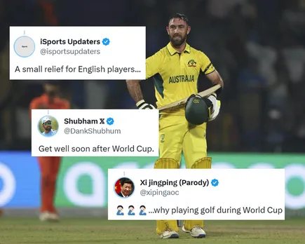 'England phir bhi nahi jeetegi' - Fans react as Glenn Maxwell gets ruled out of match against England due to Golf accident