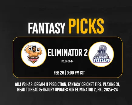 PKL 2023-24: GUJ vs HAR, Dream11 Prediction, 2nd Eliminator, Fantasy Kabaddi Tips, Playing7, and more updates