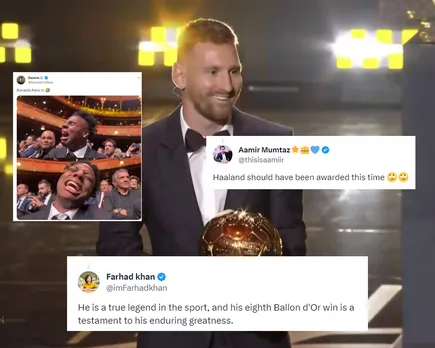'Why Ronaldo was not there' - Fans react as Lionel Messi wins record eighth Ballon d'Or award