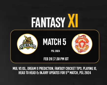 MUL vs ISL Dream11 Prediction, Fantasy Cricket Tips, Playing XI for PSL 2024, Match 5