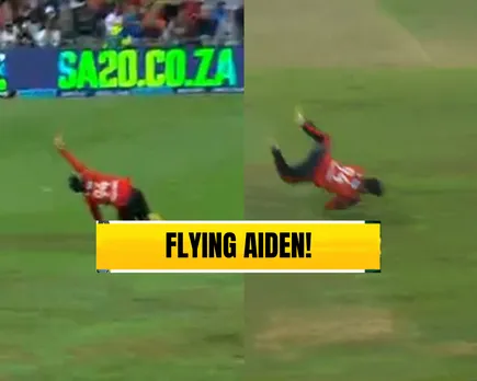 WATCH: Aiden Markram takes stunning one-handed catch during SA20 Qualifier 1
