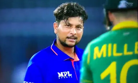 Watch: Kuldeep Yadav sledges David Miller after bamboozling him with a peach of a delivery in the first ODI