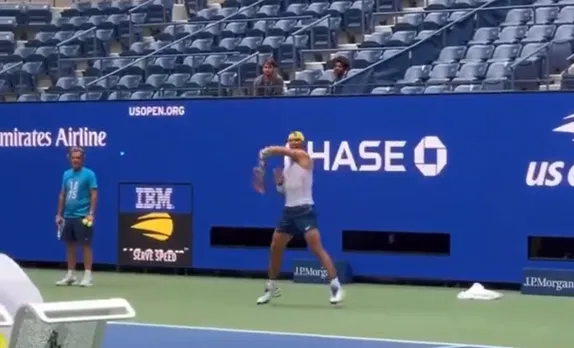 Watch: Rafael Nadal toils hard at Arthur Ashe session ahead of the US Open 2022