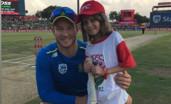 Shocking! David Miller's dearest little girl fan passes away due to cancer, cricketer mourns