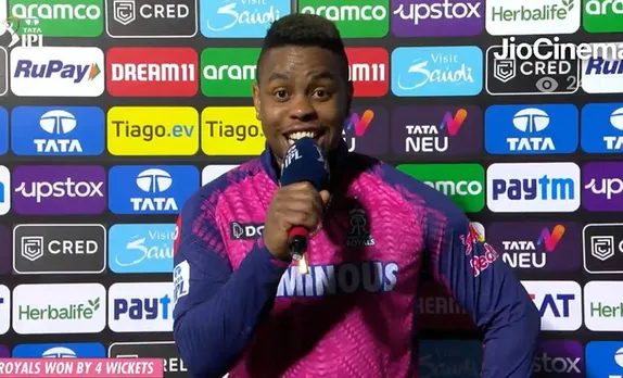 'Field ke baatein field tak hee' - Fans react as Shimron Hetmyer refuses to discuss his confrontation with Sam Curran in post-match presentation