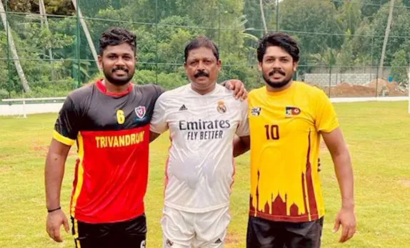 'Career-switch Sanju bhai?' - Fans react as Sanju Samson posts pictures after playing football with his father and brother