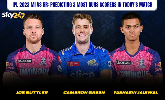 IPL 2023: Predicting 3 Most Run Scorers in Today's MI vs RR Match