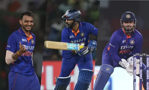 'What kind of captaincy is this?' - Fans lash out at Rishabh Pant over sending Axar Patel ahead of Dinesh Karthik