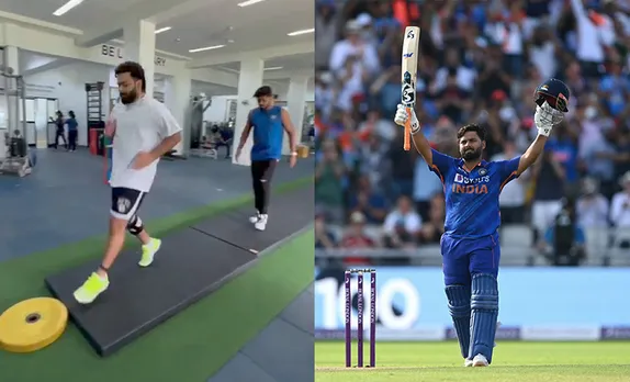 'Laut aao Rishabh. Test cricket missing you' - Fans react as Rishabh Pant seen sweating it out at NCA  with high intensity workout