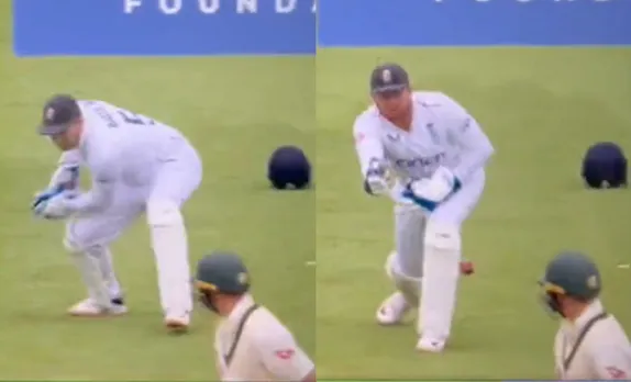 Watch: Jonny Bairstow tries to catch Marnus Labuschagne out of his crease days before getting dismissed the same way