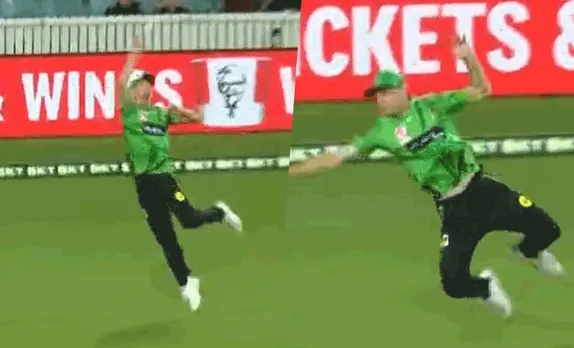 WATCH: Brody Couch takes a stunner against Sydney Thunders in BBL 2022's opening match