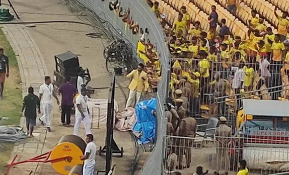 'Chennai se nikalne ka dukh ajj bhi hai' - Fans troll Suresh Raina as he is seen taking selfies with fans at Chepauk Stadium ahead of Chennai's game vs Lucknow