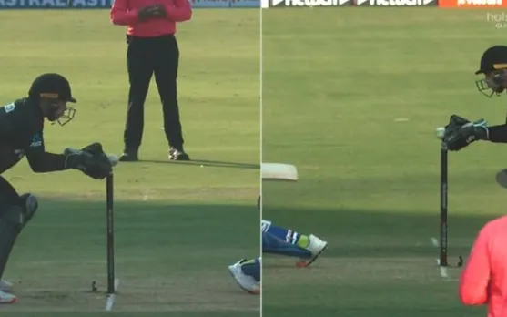 'Penalty lagni chahiye umpire pe'- Third umpire bashed brutally by fans after he gives Hardik Pandya out in a controversial dismissal