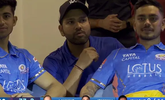 'Umpire se milne gaye honge'- Twitter jokes as Rohit Sharma and Ishan Kishan watch Mumbai vs Delhi WTL Final