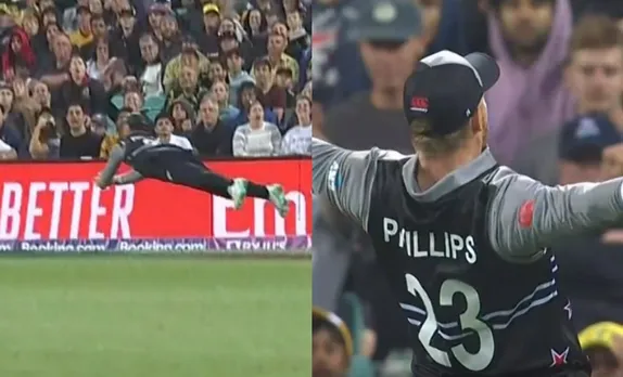 WATCH: Glenn Philips takes best catch of the tournament to dismiss Marcus Stoinis