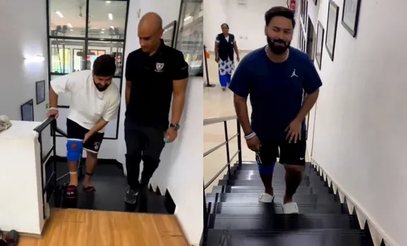 ‘Sirf chalna nahi hai, uchhal kood ke dikhaye’ - Fans react to viral video of Rishabh Pant walking on stairs
