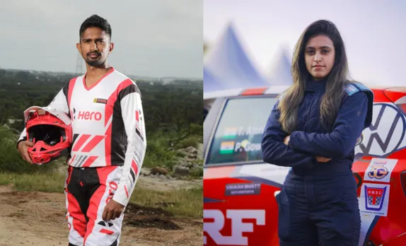 IOS Sports & Entertainment Ropes In Two Talented Indian Rally Racers Pragathi Gowda and Yuva Kumar
