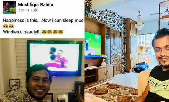 Rubel Hossain uploads a photo of watching India's match on TV, similar caption like Mushfiqur Rahim did few years back