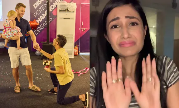 ‘Dhanasree ka kya hoga?’ - Fans react to viral image of Yuzvendra Chahal proposing to Jos Buttler on his knee ahead of RCB clash in IPL 2023