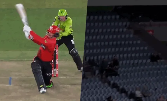 WATCH: Nic Maddison hits a monstrous 101-metre six in the Big Bash League