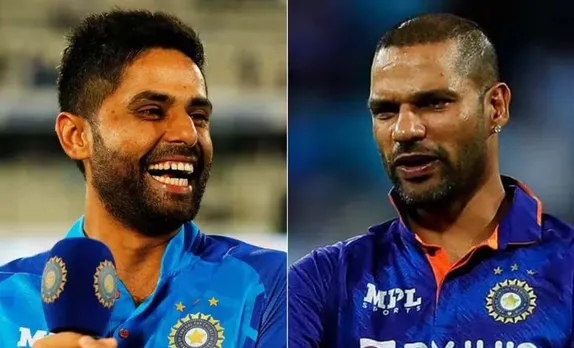 'Par India ka big game player toh aap ho' - Fans react as Shikhar Dhawan backs Suryakumar Yadav at No. 4 in upcoming ODI World Cup 2023