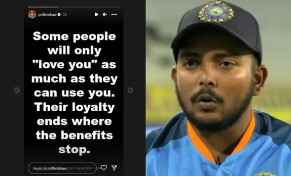 ‘Nibba giri bandh kar!’ - Prithvi Shaw's cryptic Instagram story about 'love' and 'loyalty' goes viral