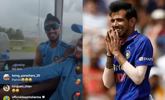 ‘Tun tun mausi ke awaz hai pura’ - Fans react to hilarious Live video of Yuzvendra Chahal with Arshdeep Singh in Team Bus during WI tour