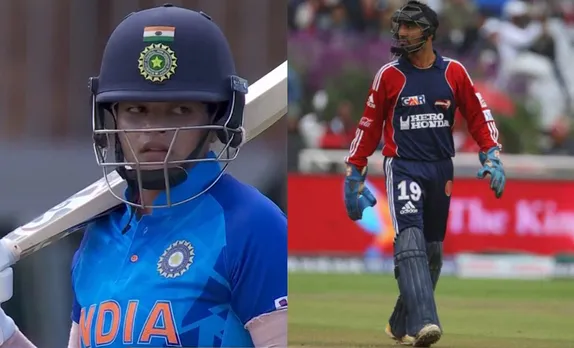 'Dinesh Karthik ki yaad dila di' - Fans drop funny comments and memes after Ireland wicketkeeper dons unconventional helmet against India in Women's 20-20 World Cup 2023