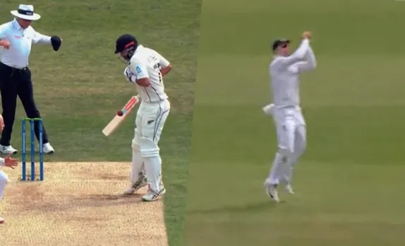 Watch: Henry Nicholls gets out in one of the most unluckiest fashion
