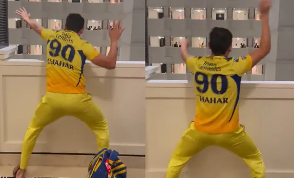 ‘Phir se injury ho jayega’ - Fans react to viral video of Deepak Chahar dancing in hotel balcony after winning IPL 2023 for CSK