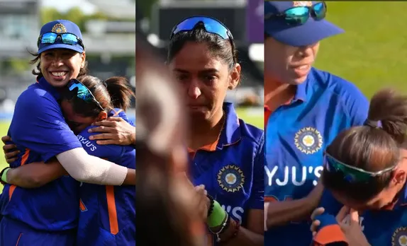 WATCH: Harmanpreet Kaur breaks down in tears as Jhulan Goswami plays her last international match