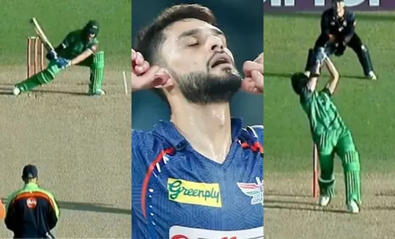 ‘Iss khushi mein 2 aam kha lein’ - Fans react as LSG laud Naveen-ul-Haq for hitting 3 sixes for Leicestershire in T20 Blast 2023