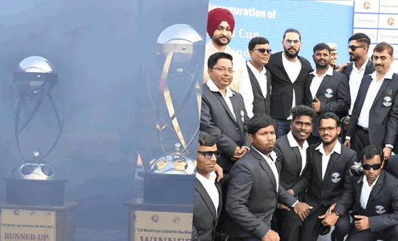 Legendary Cricketer Yuvraj Singh Declares Open the 3rd T20 World Cup for the Blind