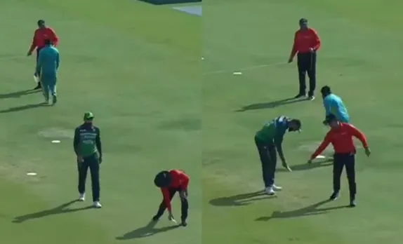 ‘Mujhe laga khane wali plates de rahe hai’ - Fans react to viral video of 30-yard circle measurement gets corrected after 1st over of 2nd Pak vs NZ ODI