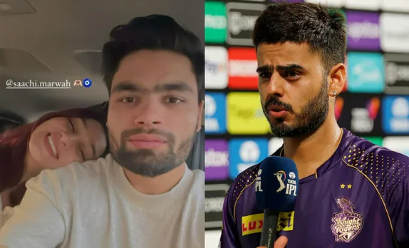 ‘Shreyas Iyer ka sangat ka asar’ - Fans react to viral Instagram story of Rinku Singh with Nitish Rana’s wife leaning on his shoulder after KKR’s elimination from IPL 2023