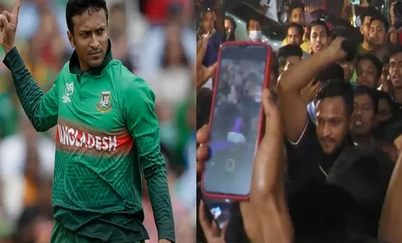 'Jail mei daal do saale ko' - Twitter furious at Shakib Al Hasan for hitting fan during promotional event