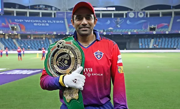 'WWE chal rha kya cricket me' - Fans puzzled as Robin Uthappa becomes first player to win 'Green Belt' in ILT20
