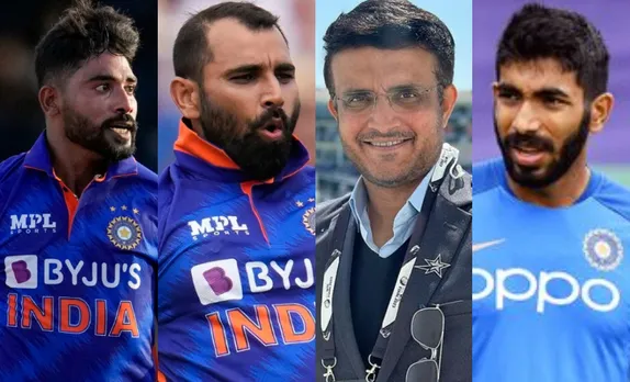 ‘Baad mein rona nahi’ - Fans react as Sourav Ganguly heaps praise on trio of Jasprit Bumrah, Mohammed Shami, and Mohammed Siraj ahead of Asia Cup 2023