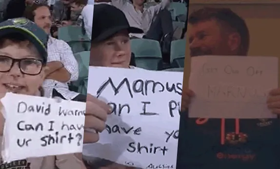 'Get one off Marnus' – Watch David Warner's hilarious response after a little fan asks for his shirt