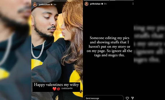 ‘Sab dekh raha hu Prithvi Beta!’ - Fans react as Prithvi Shaw clarifies his viral Instagram Story with 'Wifey' Caption