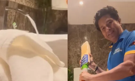 'God please save water save life' - Fans lash out at Sachin Tendulkar for wasting water in video uploaded by him on Twitter