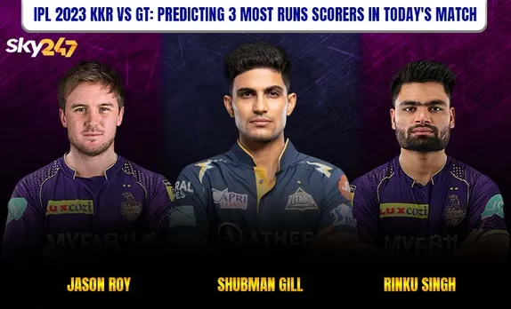 IPL 2023: Predicting 3 Most Run Scorers in Today's KKR vs GT Match