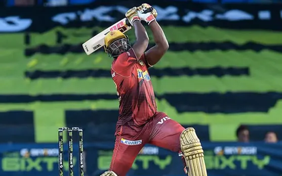 Watch: Andre Russell in beast mode as he smashes six consecutive sixes in The 6IXTY 2022