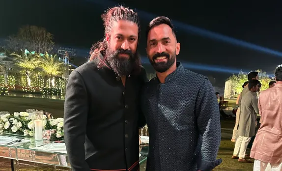'Salaam Rocky Bhai' - Fans drop memes after Dinesh Karthik uploads a picture with Indian actor Yash